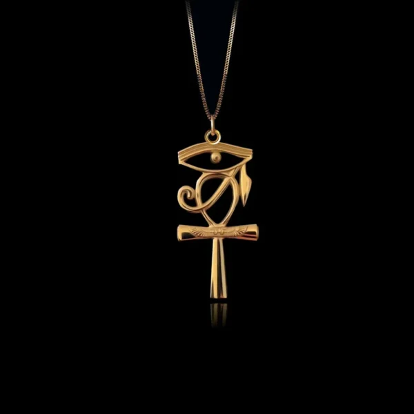 Eye Of Ra & Ankh Pendant