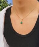 Green Diamond Necklace